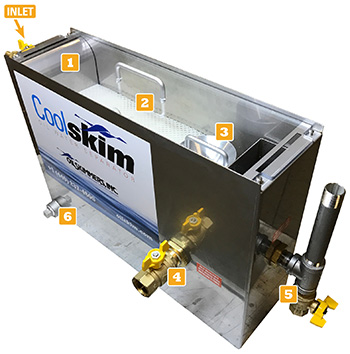 CoolSkim Oil Water Separator and Coolant Management System